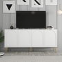 Hanah Home Lyon 80 Consola Blanco y Dorado